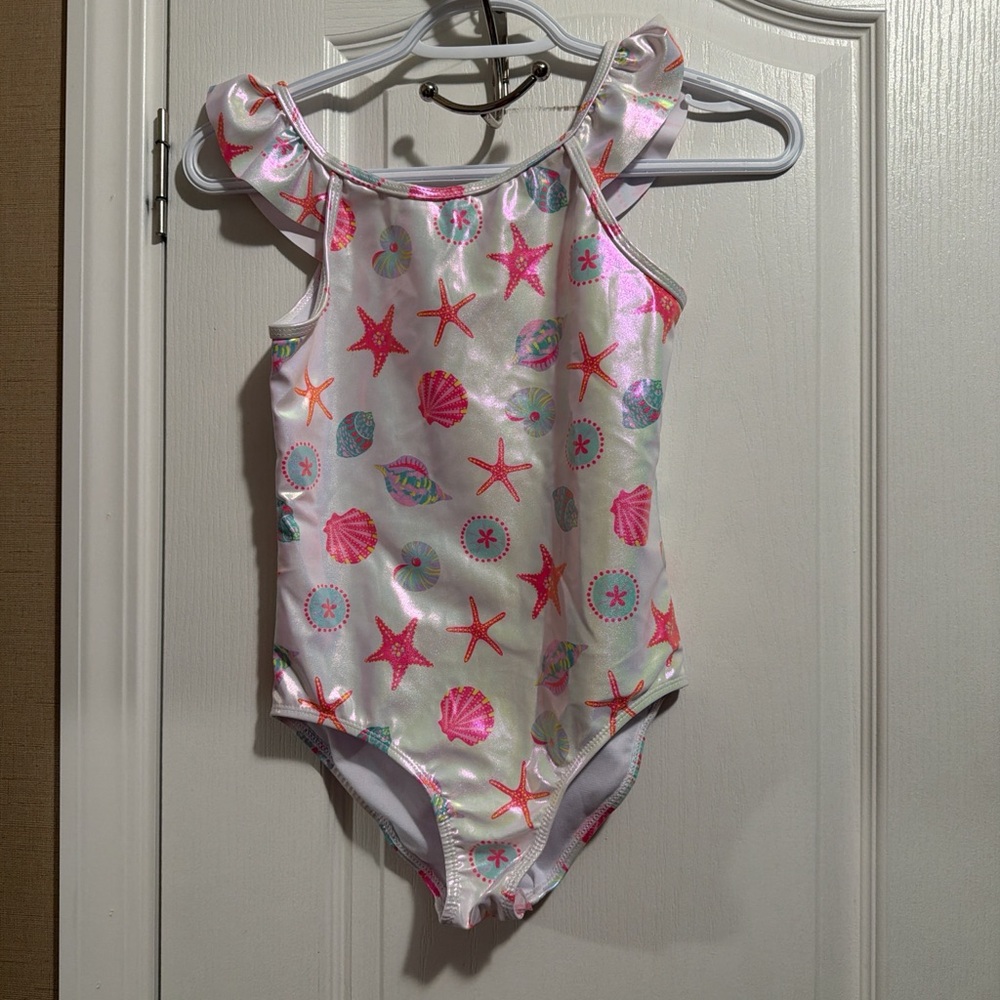 Magic Pink and White Swimsuit